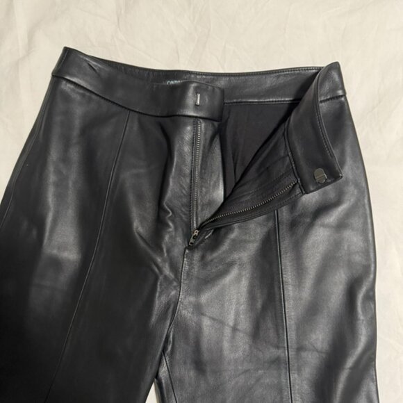 Black Leather Pants - Picture 1 of 6